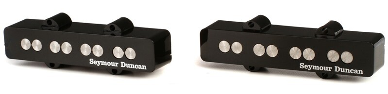 Seymour Duncan Quarter Pound Jazz Bass Set - Black for sale