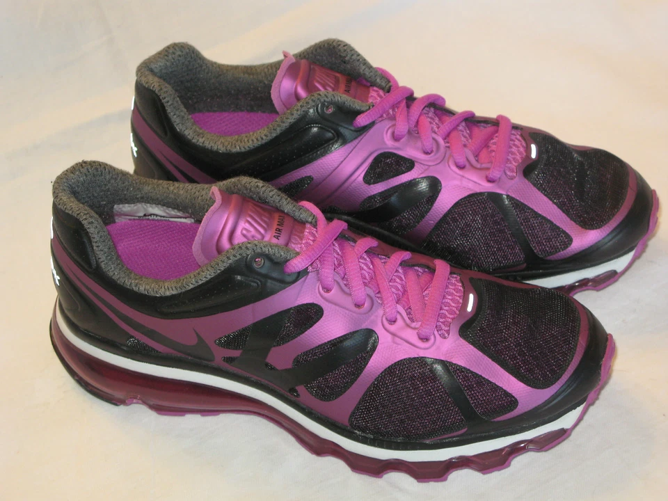 Nike Air Max Zapatos de Entrenamiento para Correr Mujeres Talla 5.5 EUR 36 Púrpura Negro 487679-005 Foto 2 de 4
