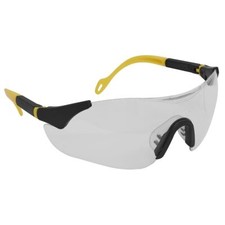 Image of Sealey Sports Style Clear Safety Glasses with Adjustable Arms 9208