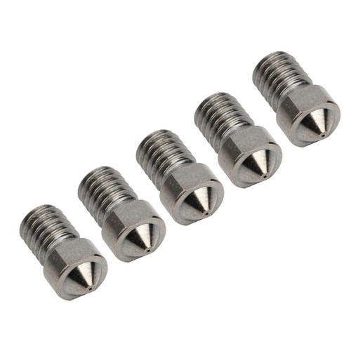 5Pcs 3D Printer Nozzle Hardened Steel Die Super Hard Accessories New(0.4mm ) - Zdjęcie 7 z 12