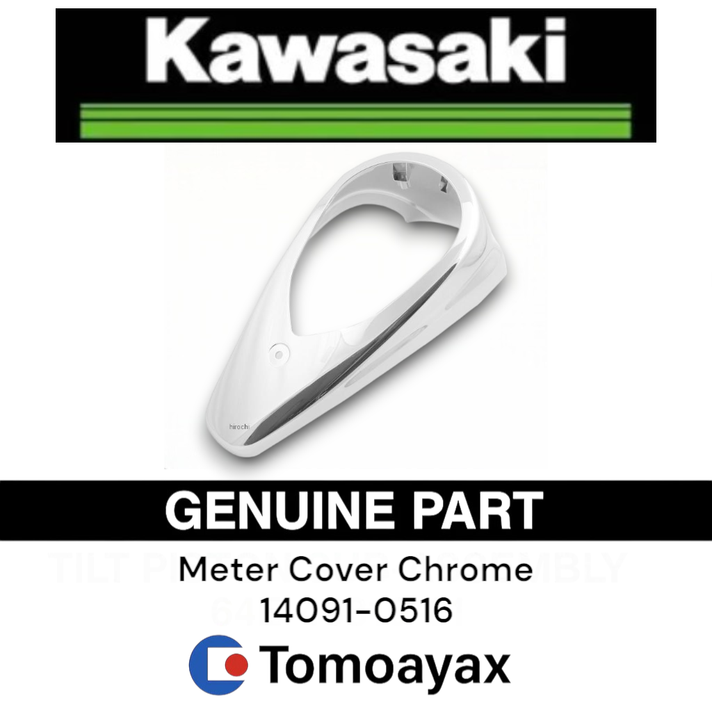 14091-0516 KAWASAKI Meter Cover Chrome VN900 06-16 Genuine OEM