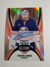 2025-26 Allure Red Rainbow Auto Tristan Lennox Rookie New York Islanders