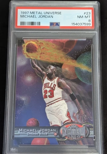 1997-98 Metal Universe - Michael Jordan #23 PSA 8 Fresh Grade