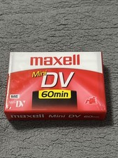 Mini DV 60 Minutes, Maxell Digital Video Blank Cassette Tape Factory Sealed