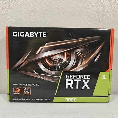 GIGABYTE WINDFORCE GeForce RTX 3050 6GB GDDR6 PCI Express 4.0 x8 ATX Video Card