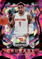 2020 Panini Prizm Draft Picks Collegiate #87 Obi Toppin Pink Ice