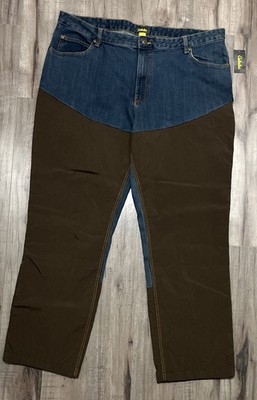 Cabelas Roughneck Upland Men s Jeans 42x34 Brush Guard Stretch Pheasant Hunting