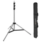 Flashpoint Pro Heavy-Duty Air-Cushioned Light Stand (Chrome, 7.2')