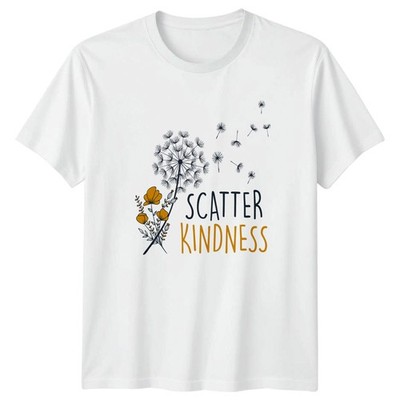 Scatter Kindness T-Shirt Pusteblume Blumen Natur Inspirierend Geburtstag Geschenk