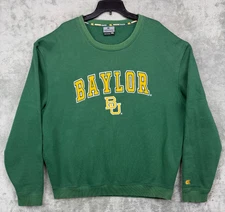 Colosseum Athletics Men's Baylor Sweatshirt XXL Green Cotton Blend