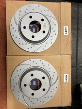 EBC GD2184 Rear Brake Discs, Ultimax 2 Brake Pads For Ford Focus Mk4 ST-Line