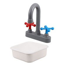 Kids Play Kitchen Accessories Playset Water Sink Toy Children's Utensils