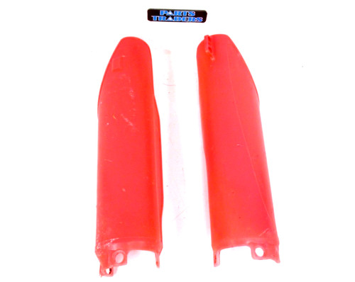 OEM Genuine Honda Front Fork Guards (Nuclear Red) Honda CR125R/CR250R/CR500R