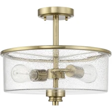 Craftmade 50552-SB Bolden Semi-Flush Mount Satin Brass