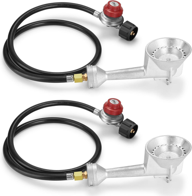 #ad Propane Burner Head 2 PCS High Pressure Cast Iron round Turkey Fryer Burner wit $78.19