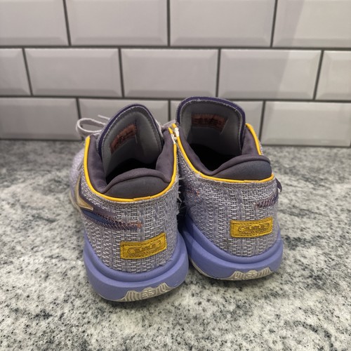 Size 9.5 Nike LeBron 20 Low Purple Gold Shoes DJ5423-500 Violet Frost Basketball - Picture 4 of 11