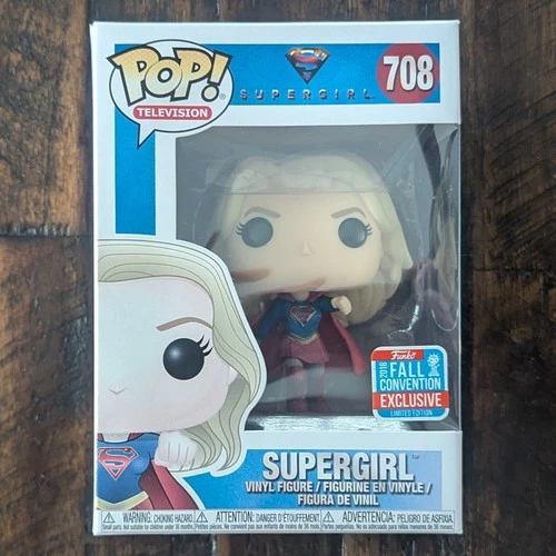 Funko POP Supergirl 708 CW Arrowverse 2018 Fall Convention Exclusive B&N NYCC DC