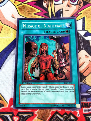 Mirage of Nightmare pgd-036 1st Edition (M/NM+) Super Rare Yu-Gi-Oh!