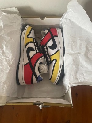 NIKE SB PRO PIET MONDRIAN 304292-702, GRÖSSE 10, JAHR 2008, BRANDNEU IM KARTON, 