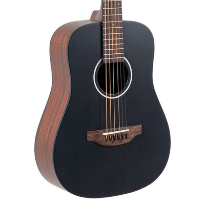 Ovation Applause AAT96-4S Classic Dreadnought Travel Acoustic Guitar - Black