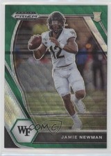 2021 Panini Prizm Draft Picks Green Wave Prizm Jamie Newman #135 0g4w