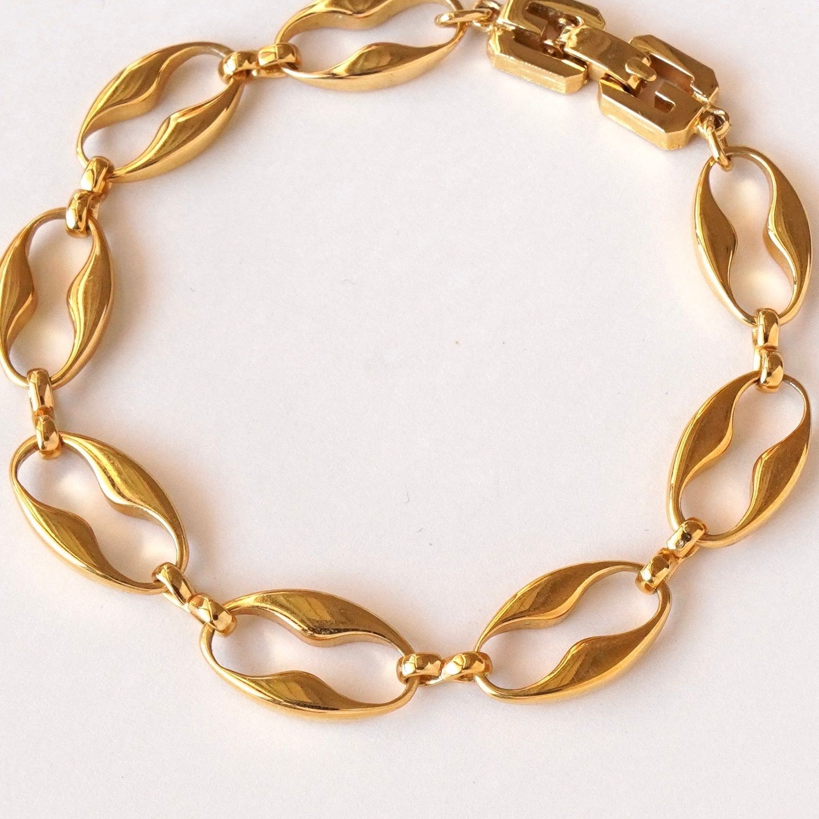 Givenchy GP Chain Bracelet 18cm Vintage Japan Jewelry Accessory Collector thumbnail 3