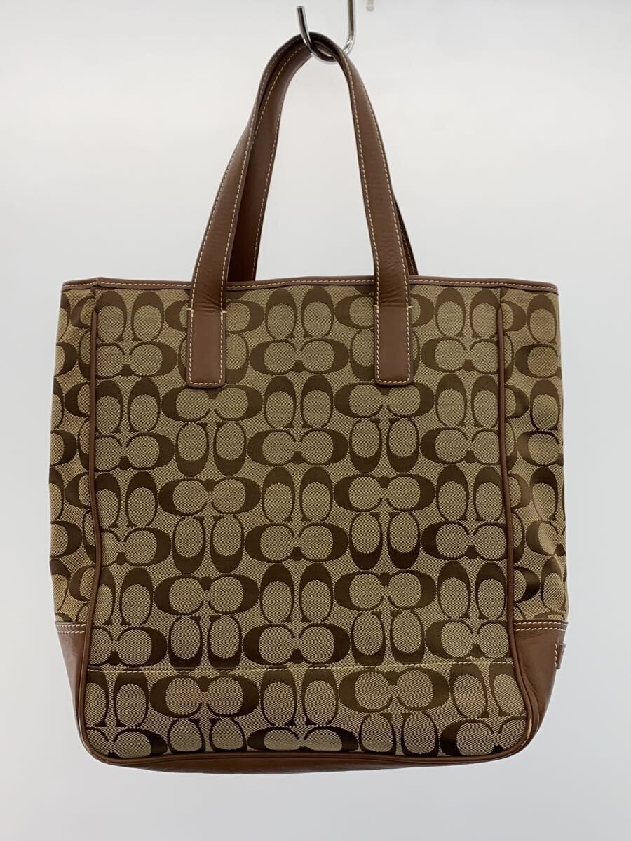 COACH Tote Bag Canvas BRW Total Pattern thumbnail 3