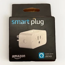 Amazon Smart Plug Works with Alexa Control Lights w/ Voice - White