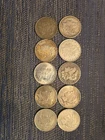 Morgan and Peace Dollar Mixed Lot 90% Silver, 10 Coins