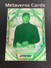 2025 Topps Chrome Formula 1 F1 Diamond 75th ANV Kimi Raikkonen Green /299