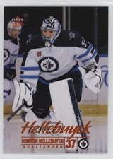 2024-25 Upper Deck Fleer Ultra Orange Foil 23/25 Connor Hellebuyck #107 1jz3