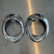 1940 FORD DELUXE HEADLIGHT DOORS 1940 FORD DELUXE HEADLIGHT RINGS TRIM RINGS