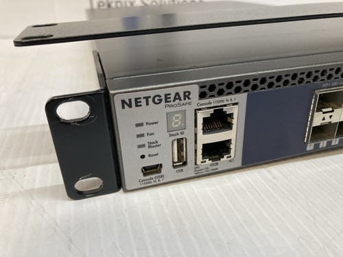 Netgear ProSafe M4300-8X8F 16-Port 10Gb 8xSFP+ 8xRJ45 Half-Width Network Switch - Picture 3 of 12