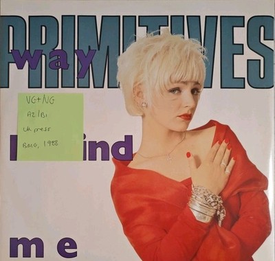The Primitives Way Behind Me Vinyl Record VG+/VG PT42210 1988
