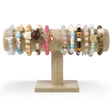 T-Bar Bracelet Display Stand for Selling, Jewelry Storage, Bracelet Holder St...