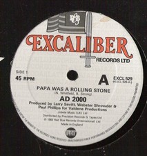 AD 2000* - Papa Was A Rolling Stone - 12"