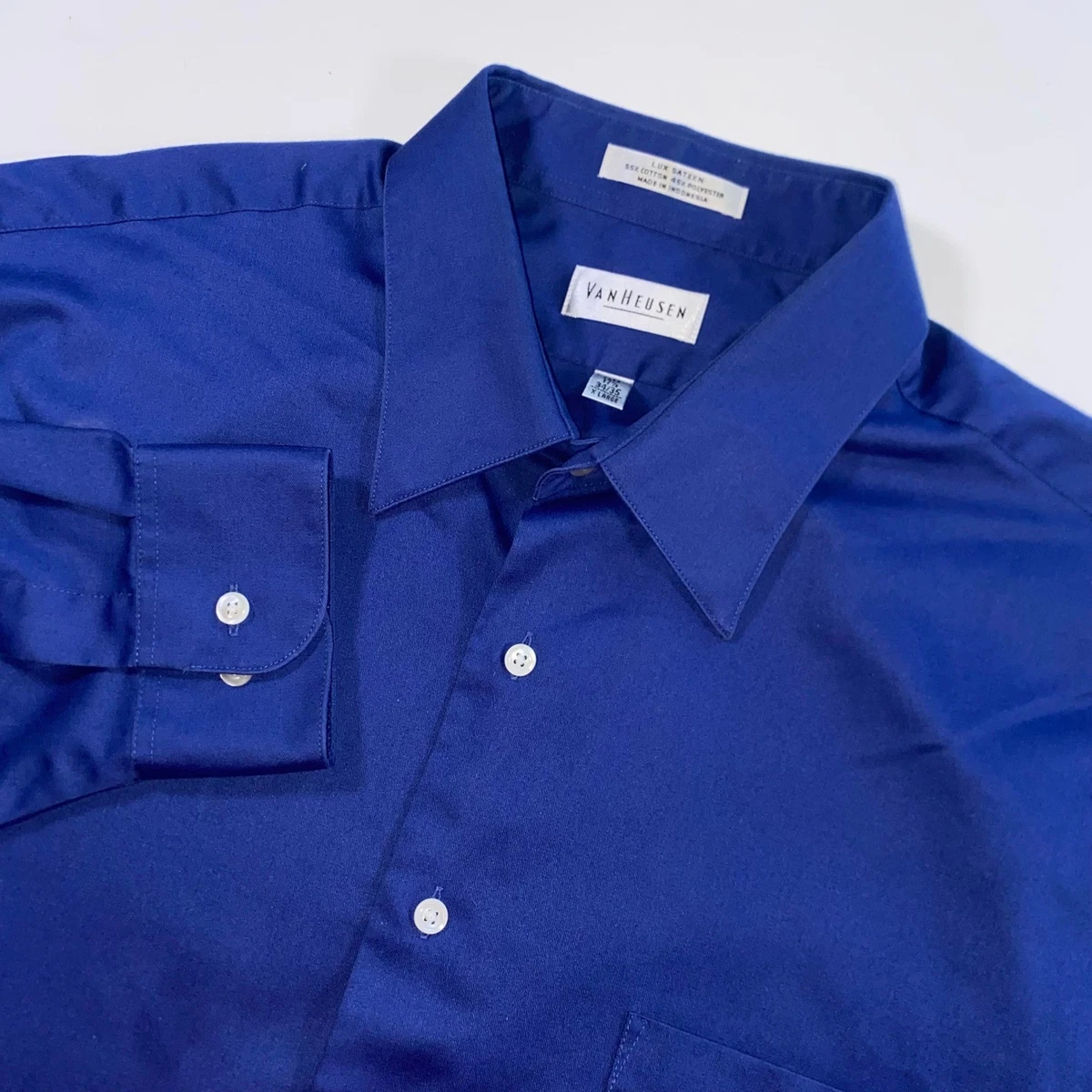 Van Heusen Satin Dress Shirts for Men for sale | eBay
