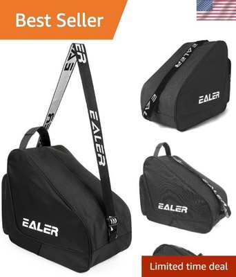 Versatile Waterproof Skate Bag with Mesh Pockets - Suitable for Hockey & More