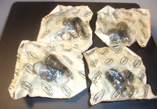 4 Vintage DIALCO Panel Indicator Light Red Lens w/ Screw Terminals Tube Amp Part