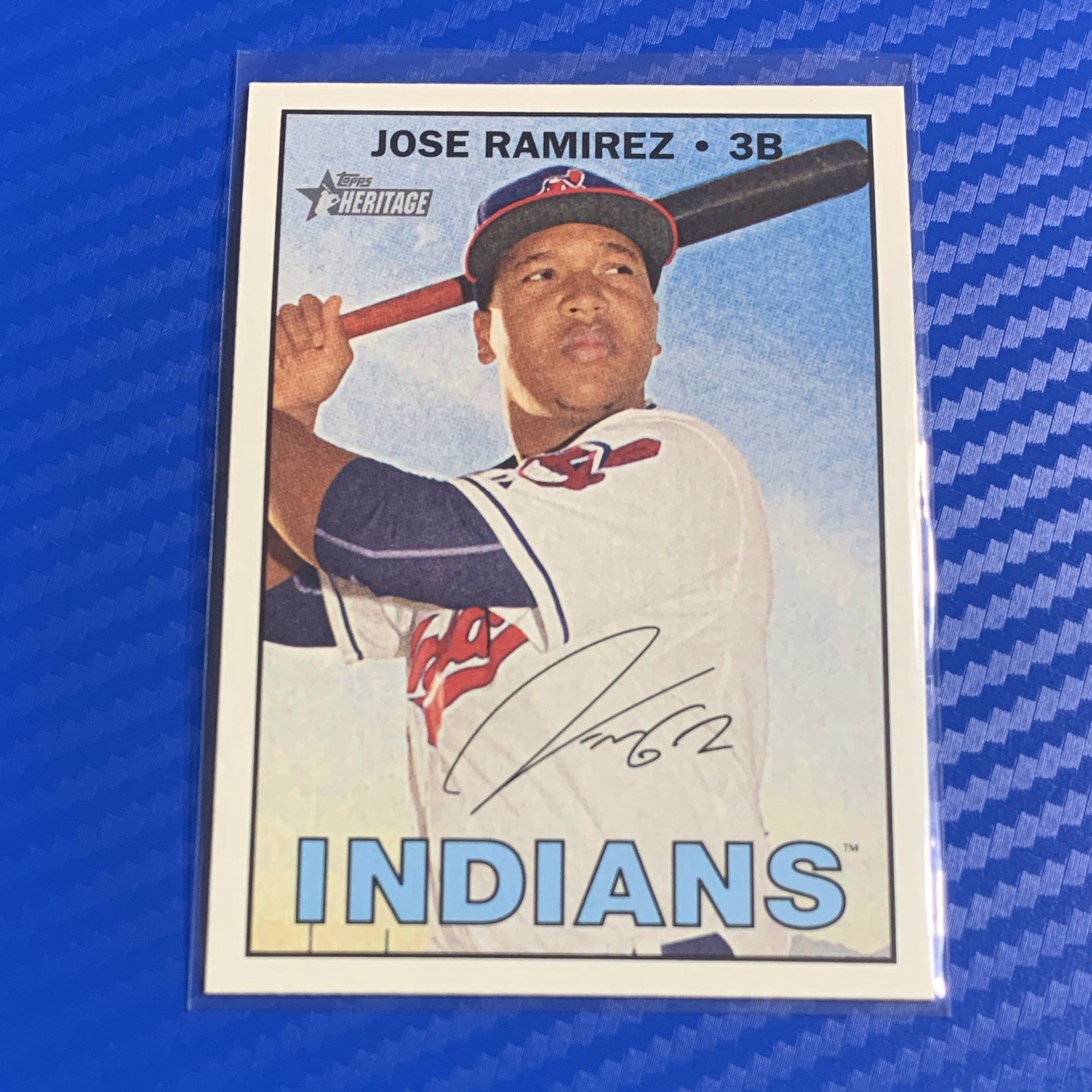 Topps 2016 Heritage High Number Jose Ramirez #698 Cleveland Guardians Base