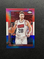 Alperen Sengun2025-26 Topps Chrome Red White Blue Refractor #98 Rockets 