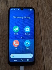 Doro 8200 4G Smartphone phone only Blue Unlocked Emergency button large icons 