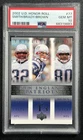 TOM BRADY TROY BROWN ANTOWAIN SMITH T3 PSA 10 2002 UPPER DECK HONOR ROLL #77 RC