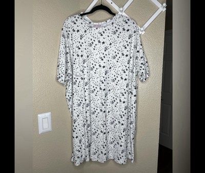 Urban Threads/ ASOS CURVE Shooting Star T Shirt Dress Celestial Neutral