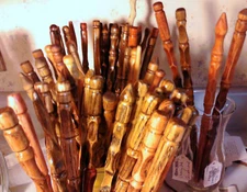 Wizard Magic Wand, hand carved hardwood - Random 