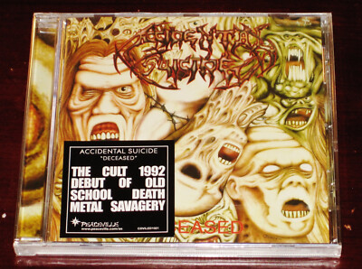 Accidental Suicide: Deceased CD 1992 / 2022 Reissue Peaceville CDVILED1021 NEW