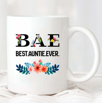 bae best aunt ever mug