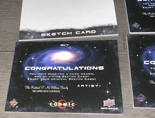 G2 1-‘20 UPPER DECK SKT COSMIC NO-AP BLANK TRADING ORIGINAL SKETCH CARDS 1/1 - Bild 10 von 23
