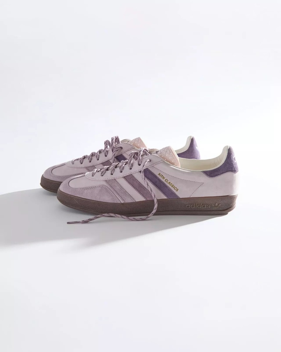 Size 8 - Kith x adidas Gazelle Indoor Classics Program - Ash