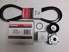 CROWN VICTORIA MARQUIS 06-2011 ORG. WATER PUMP BELT TENSIONER THERMOSTAT KIT  